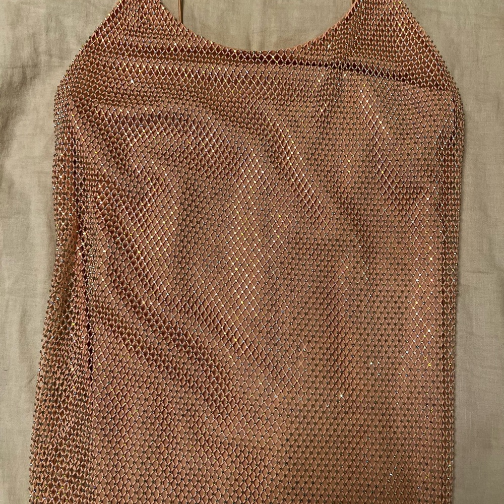 NWT Alice + Olivia Nelle Crystal Embellished Mini dress - Picture 9 of 12